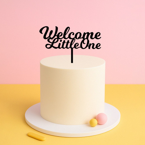 Welcome Little One Cake Topper Welcome Little One Cake Topper