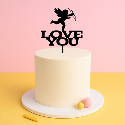 Cupid Love You Cake Topper Cupid Love You Cake Topper
