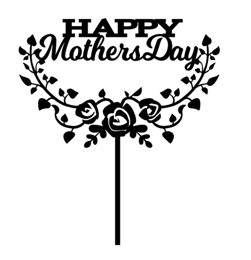 Happy Mothers Day Cake Topper