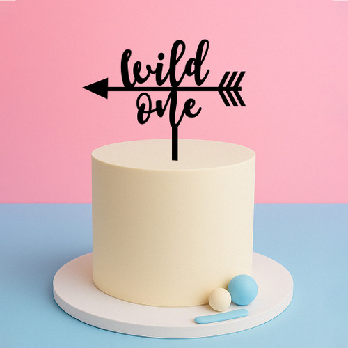 Wild One First Birthday Cake Topper