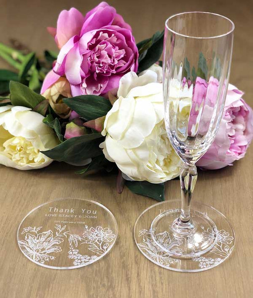 Stylish and Practical Personalised Coasters for Events and Weddings Stylish and Practical Personalised Coasters for Events and Weddings