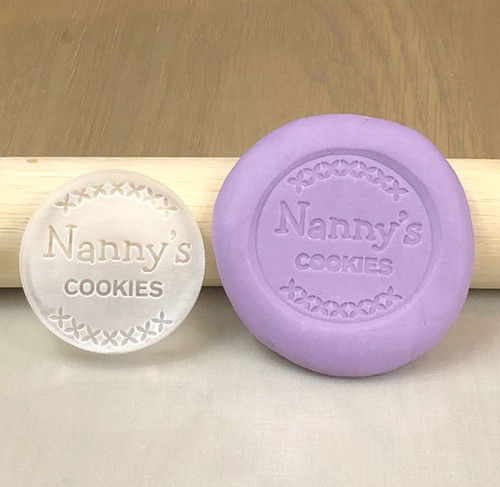 Nanny's Cookies generic cookie and fondant stamp