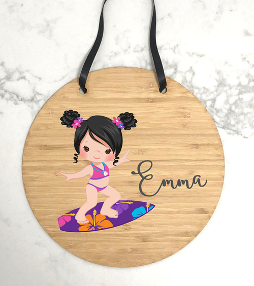 Personalised kids name plaque