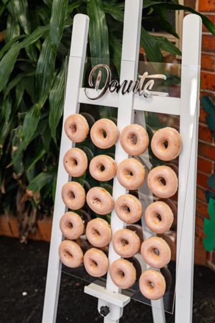 Acrylic donut wall