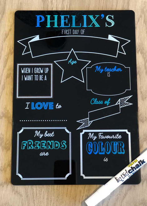 1st Day of School sign