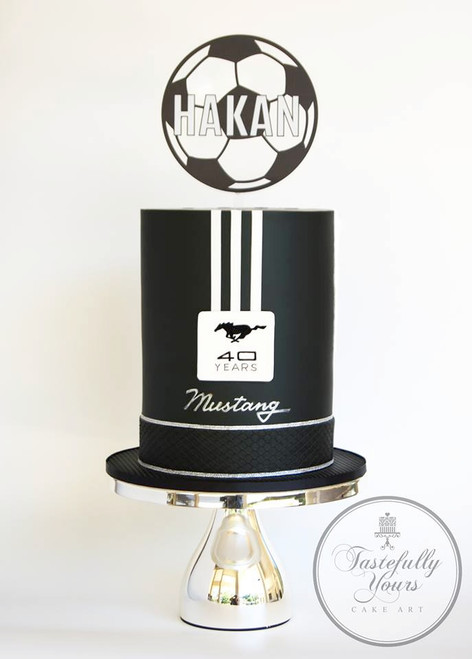 Floating soccerball cake topper for soccer themed birthdays and parties. Australian made. Floating soccerball cake topper for soccer themed birthdays and parties. Australian made.