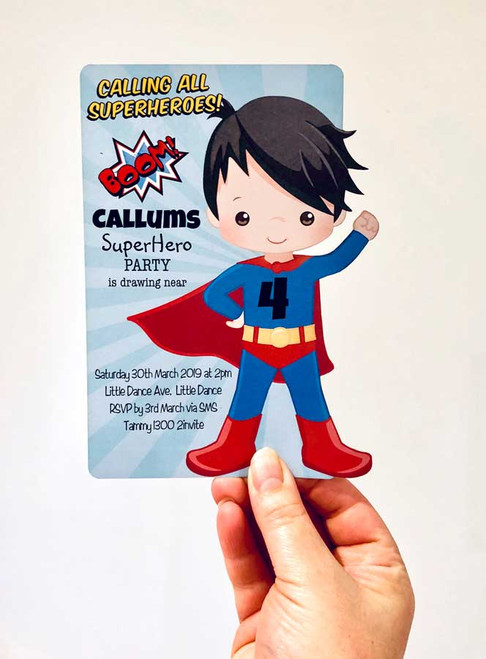 Super Hero Party Invitation Super Hero Party Invitation
