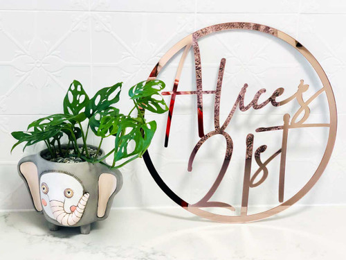 Personalised Round Acrylic Sign - Round Acrylic Signage - Custom Wedding Signs Australia - Buy Custom Wedding Signs Online Australia Personalised Round Acrylic Sign - Round Acrylic Signage - Custom Wedding Signs Australia - Buy Custom Wedding Signs Online Australia