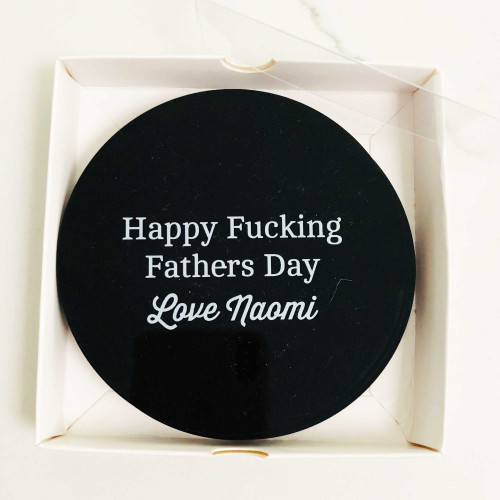 Happy Fucking FathersÄô Day Drink Coaster Set