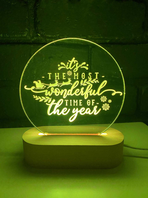 The Most Wonderful Time of the Year Christmas lights