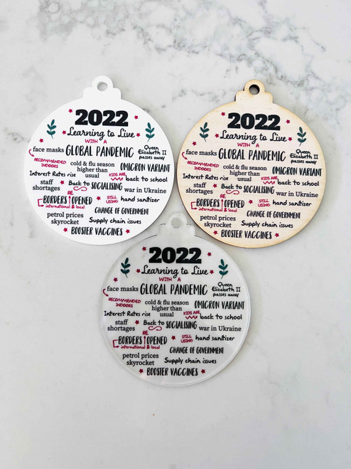 Pandemic Ornament, Christmas Ornaments Pandemic Ornament, Christmas Ornaments
