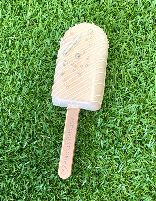 Personalised Acrylic Little Engraved Heart Cake Popsicle Sticks Personalised Acrylic Little Engraved Heart Cake Popsicle Sticks