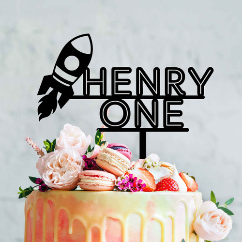 Happy Birthday Cake Topper - Graffiti Font Style 1 - Letterfy