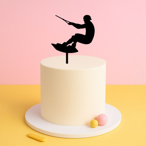 Wakeboarding Silhouette Topper