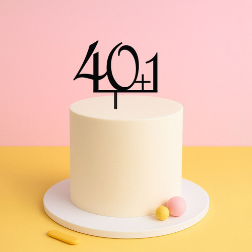 Funny Age +1 Cake Topper