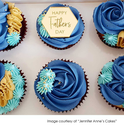 Cupcake toppers - Happy Fathers Day - Cake Decorations. Cupcake toppers - Happy Fathers Day - Cake Decorations.