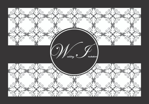 Classic Black and White Wedding Invitation Classic Black and White Wedding Invitation