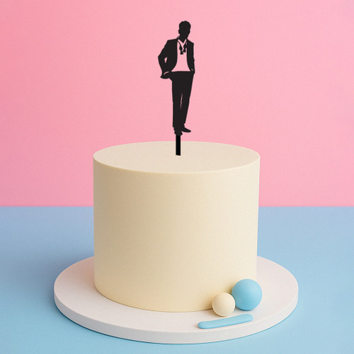 James Bond Style Cake Topper