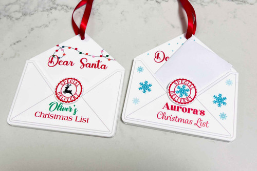 Personalised Santa Clause Letter Christmas Tree Decoration Personalised Santa Clause Letter Christmas Tree Decoration