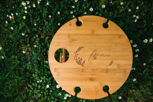 Personalised Picnic Wine Table