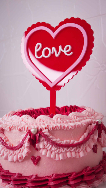 Vintage Heart Cake – Dessert First