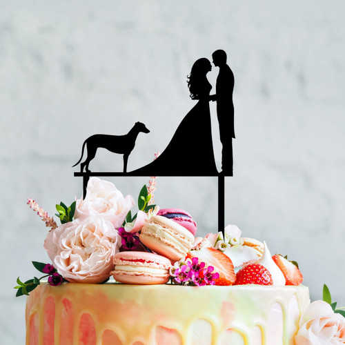 Interracial Tattooed Wedding Cake Topper by erin