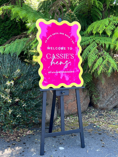 Event Signage, 3D Welcome Sign, Wavy Wedding Welcome Sign Event Signage, 3D Welcome Sign, Wavy Wedding Welcome Sign