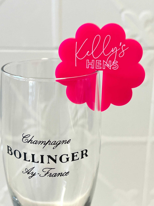 Acrylic Custom Name Tags,champagne Wall, Acrylic Personalized Drink  Stirrer, Place Setting, Engraved Place Card,acrylic Place Cards 