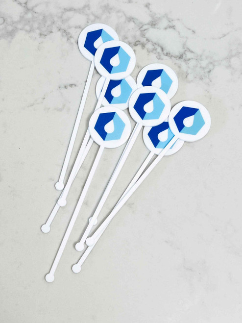 Liquid IV - Branded Acrylic Drink Stirrers - Sophisticated Marketing Mixers
