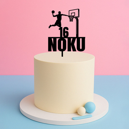 Slam Dunk Basketball Cake Topper Slam Dunk Basketball Cake Topper