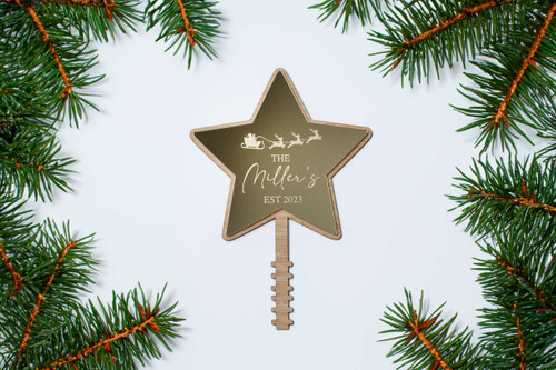 Custom Star Christmas Tree Topper Custom Star Christmas Tree Topper
