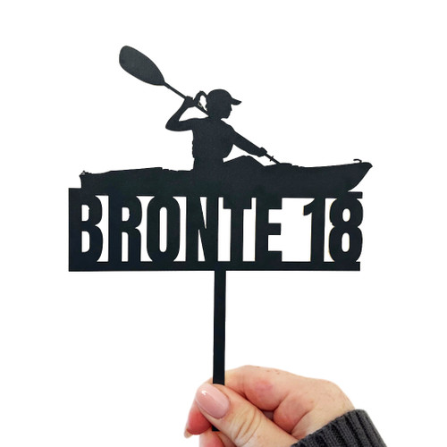 Custom Paddle Boarder Cake Topper – Female Paddle Boarder