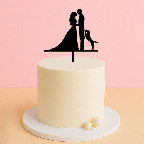 Bride Groom Labrador Cake Topper Bride Groom Labrador Cake Topper