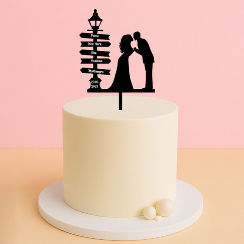 Travel Wedding Cake Topper Travel Wedding Cake Topper