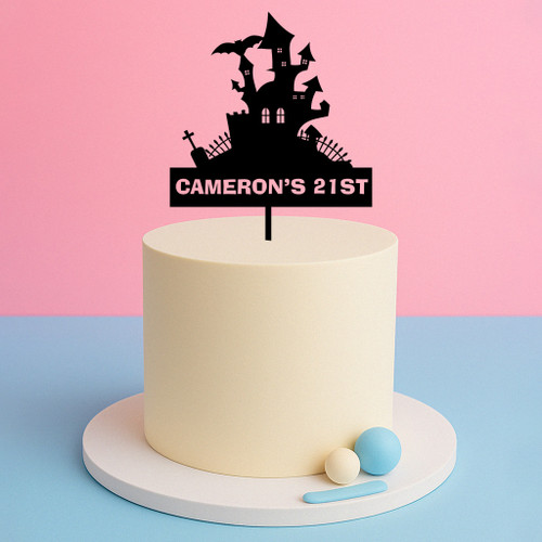Haunted House Cake Topper