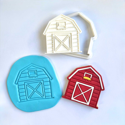 Farmhouse Farm Barn, Animal House Cookie Stamps and cutters