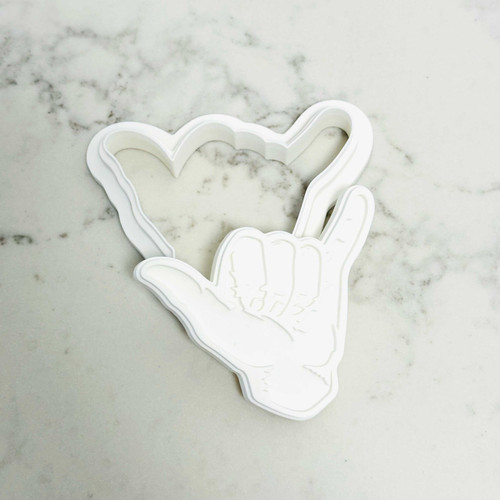 Shaka Hand Cookie Cutter and Stamp