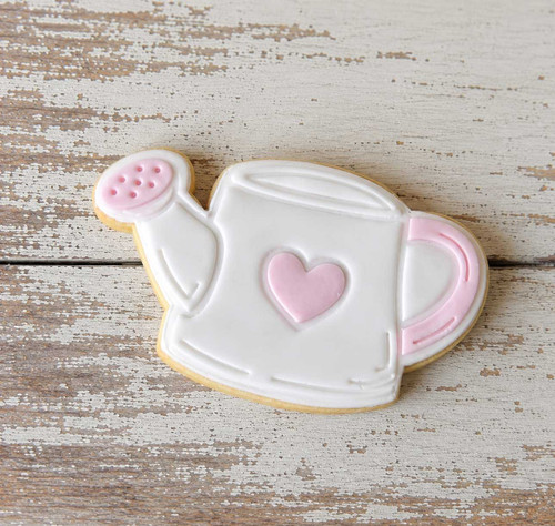 Watering can cookie embosser for Mothers Day cookies