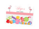 Pink Flamingo party themed personalised birthday party lolly bag, loot bag and party favour bags.