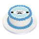 Little Moustache Man Party Personalised Birthday Cake Icing. Printed in Melbourne Australia.