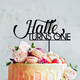 Birthday Cake Toppers - Custom Name Turns Age