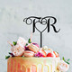 Personalised Initials cake topper with heart