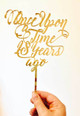 Once Upon a Time Cake Topper