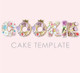 Cookie Cake Templates