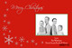 Family Christmas card made with a photo. Snowflake artwork. Printed in Australia in Melbourne. Buy with Afterpay, PayPal or card