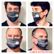 Male Reusable face mask with filters