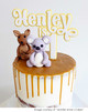 Custom Double Layered Birthday Cake Topper