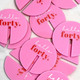 Custom Age Party Drink Tags for Special Occasions