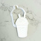 Smoothie Cup cookie stamp and cutter set