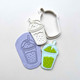 Smoothie Cup cookie stamp and cutter set